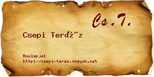 Csepi Teréz névjegykártya